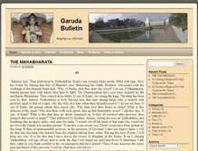 Tablet Screenshot of garudabulletin.com